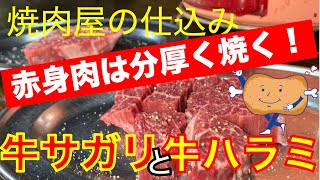 【赤身肉は分厚く焼く！】牛サガリと牛ハラミの仕込み。焼き方　おすすめのタレも紹介！Hanging Tender