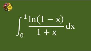 Elegant Dilogarithm Technique: Evaluate a Tough Log Integral