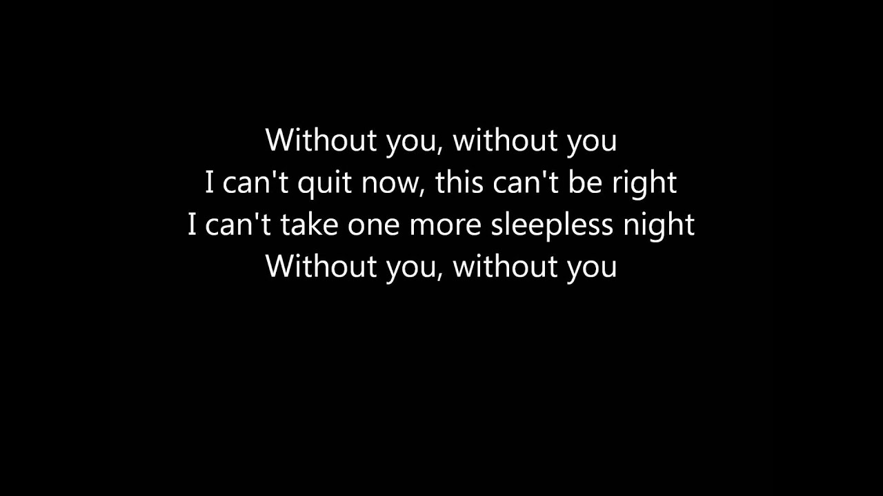 David Guetta Without You Ftusher Lyrics Youtube