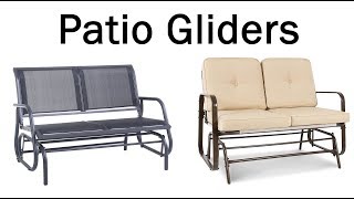 Top 5  Best Patio Gliders