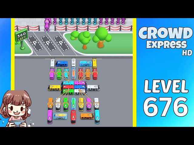 Crowd Express Level 676 Solution Walkthrough - YouTube