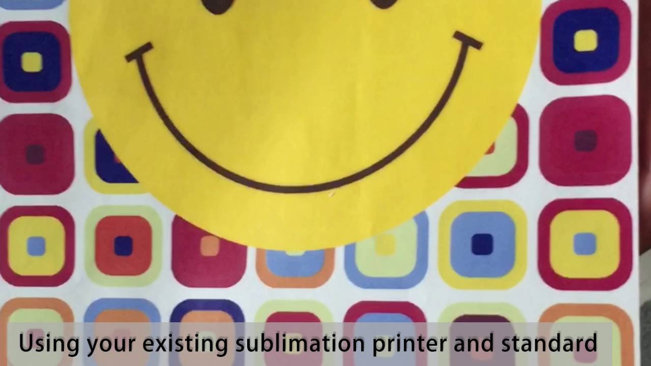 Sublicotton Paper: 100% cotton fabric and sublimation inks go together