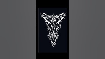 G094 | Vertical Symmetry Pattern #digitaldrawing #procreatedigitalart   #procreate