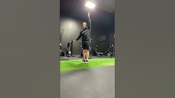 Single Arm Overhead Reverse Lunge