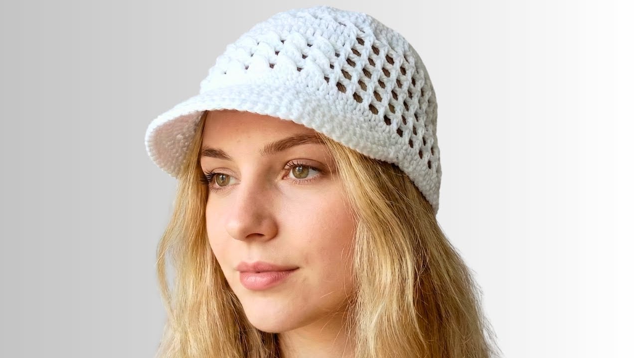 Tutorial Aba Maior - Boné Branco