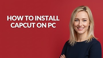 HOW TO INSTALL CAPCUT ON PC - Julia