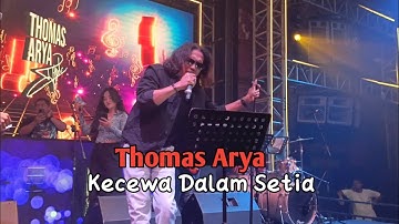 Thomas Arya - kecewa dalam setia live stasiun Tunjungan plaza Surabaya 20/08/2024