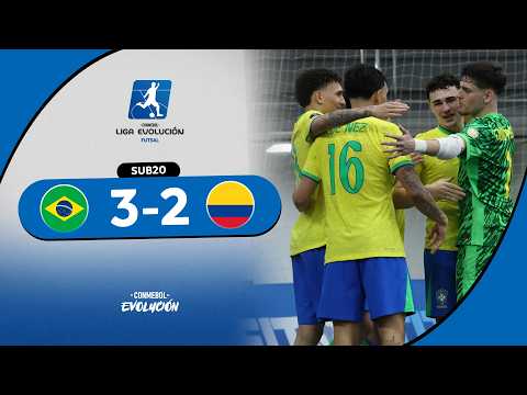 BRASIL vs. COLOMBIA | HIGHLIGHTS | CONMEBOL LIGA EVOLUCIÓN FUTSAL - ZONA NORTE | SUB20
