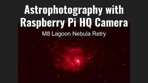 [Retry] M8, Lagoon nebula by Raspberry pi HQ Camera in the city using Hα Filter/ラズパイHQカメラで干潟星雲再チャレンジ