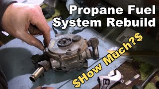 Fixing a Forklift that Sat in a Field for 17 Years  Fuel System Rebuild, Cost, Channel Review  P3