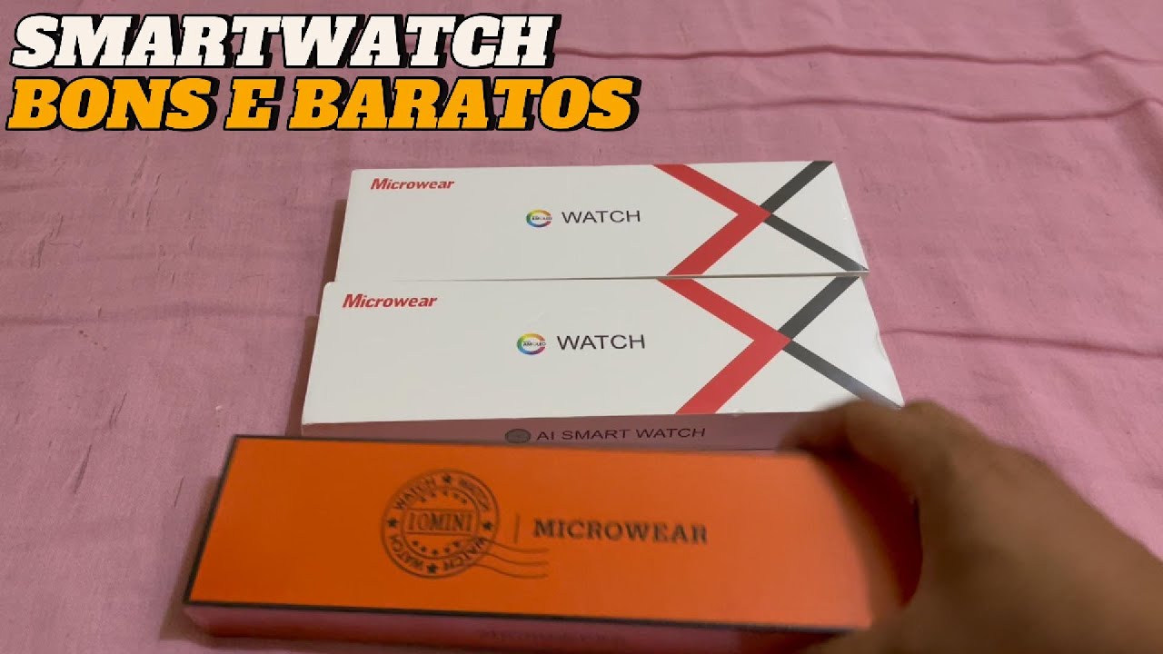 Microwear W10 Pro vs W10 Mini: Qual o Melhor Smartwatch Custo-Benefício em 2025?