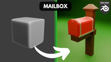 Create a Simple Mailbox in Blender