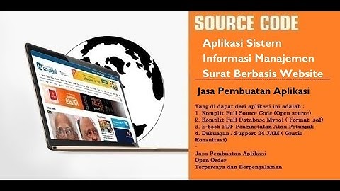 Aplikasi Sistem Informasi Manajemen Surat Berbasis Website