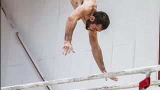 DOUBLE FRONT PIKE DISMOUNT ON PBARS BY JAMES HALL | INCREDIBLE!!!