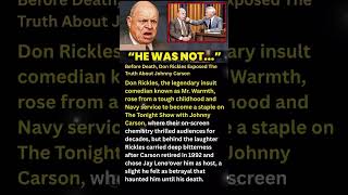 Before Death, Don Rickles Exposed The Truth About Johnny Carson #shorts