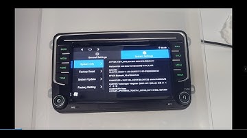 Video for VW Volkswagen Android radio Physical button settings（VW7035N）