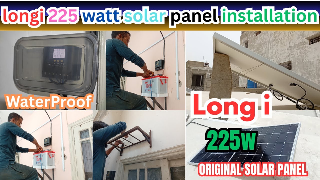 Solar Controller Longi longi 225 watt solar panel | solar panel Battery and solar controller ...