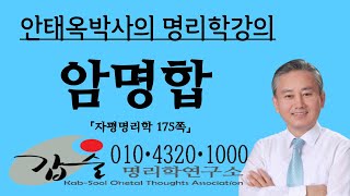 암명합(暗明合)을 아시나요?-(자평명리학173쪽)-갑술명리학 안태옥박사의 명품사주강의
