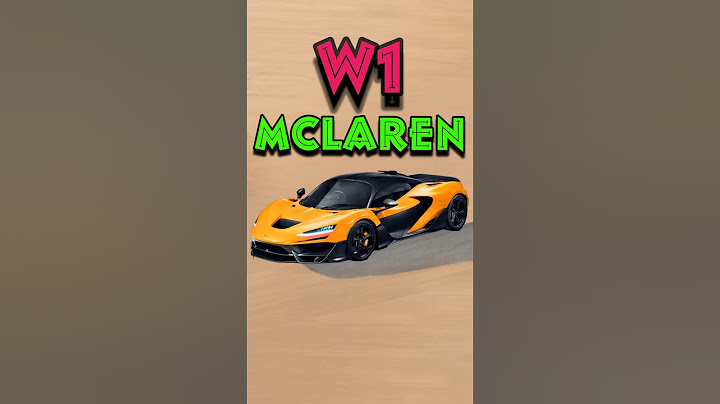 New McLaren W1 Revealed | McLaren W1 Review