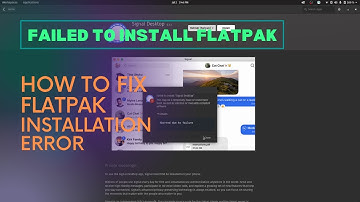 How to fix "Aborted due to failure" Flatpak | How to fix "Failed to install" Flatpak in Linux