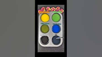 Guessing challenge mix 3 colors and what surprise will happen #colormix #asmr #satisfying#fyp#viral