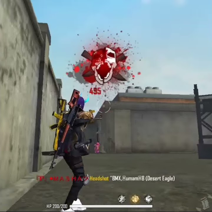 I'M MASHA , MODE RUOK FF , EMOTE HEADSHOT , #MASHAMOMENT02 🇮🇩 .