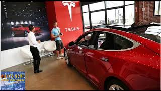 Tesla stock takes a hit as GOP unveils tax plan that eliminates electric car subsidy.