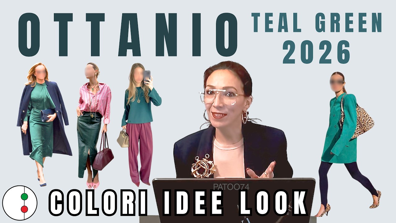 Verde Petrolio come si abbina nel 2026, outfit Ottanio Teal Green di moda | Patoo 74| StudioStile74