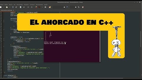🎮🕹 Juego del AHORCADO EN C++  explicado PASO A PASO - DESCARGA GRATIS