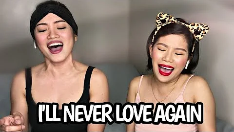 I'LL NEVER LOVE AGAIN mash up WITHOUT YOU -- (Katrina and Eumee Cover)