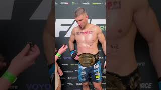 Post fight interview - Jakob Nedoh ! #mma #fnc #victory #sports #topfightingzone