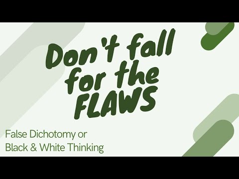 Don't Fall for the Flaws: False Dichotomy 2 / Slippery Slope