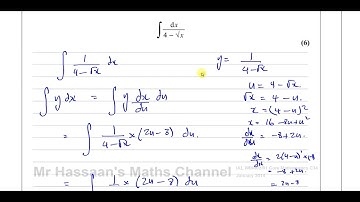 [P4] C34, (IAL), WMA02/01, Jan 2014, Q9, Integration by Substitution, Solving Differential Equations