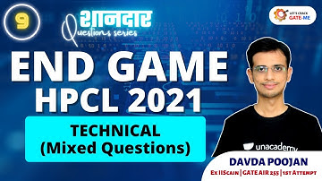 TECHNICAL QUESTIONS FOR HPCL 2021 | A शानदार Questions Series by Davda Poojan