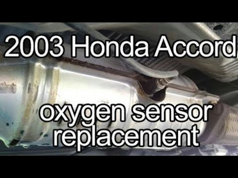 Replaceing oxygen sensor on 03-07 honda accord 3.0v6 - YouTube