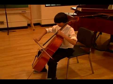 Sonny Malick performs Breval cello concerto no. 2