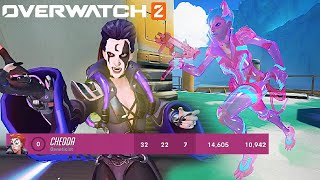 When I made 3 enemies try to counter my Sombra | Overwatch 2