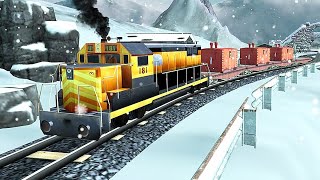 기차 게임 - 도시 기차 운전사 - 화물 - 레벨 2 screenshot 3
