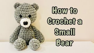 How to crochet a Bear  / Plush bear/ easy tutorial for beginners.