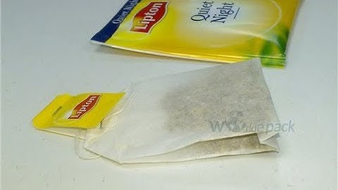 Lipton Double Chamber Tea Bag Packing Machine