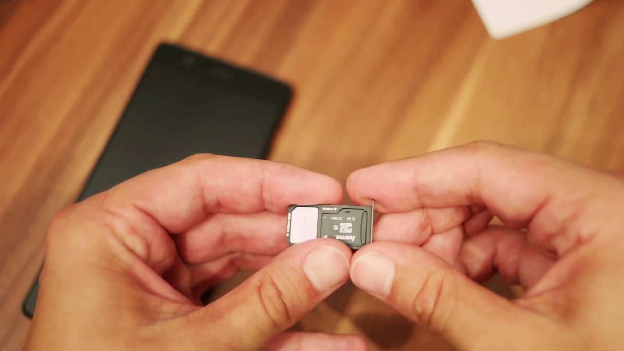 fossiel onderschrift loterij How to insert micro sd card/ nano sim card into a Huawei P9 lite - YouTube