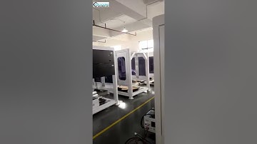 Automatic robot hand sorting feeding machine testing video