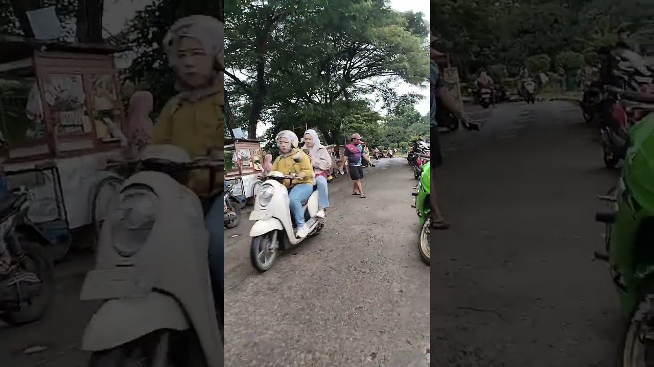 Tanah gusuran tanah Kusir, tempat jajanan sore dekat pemakaman tanah kusir