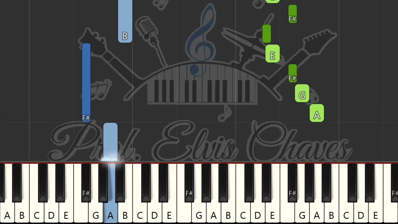 🎹 Prova de amor - 2080 - Pe - José Weber - Tutorial Teclado Fácil (2)
