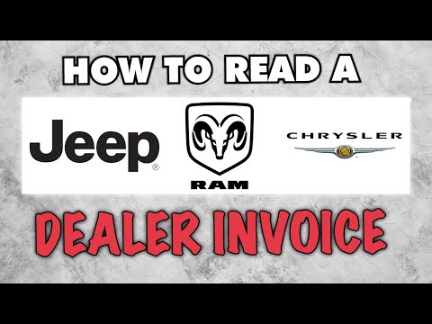 How to Read a FCA (Ram, Jeep, Fiat, Chrysler) Dealer Invoice
