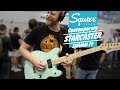 Squier Contemporary Starcaster - Hot active pickups and a sparkly finish for $400 - SNAMM19