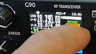 Let's use the Xiegu g90 in the ham radio shack