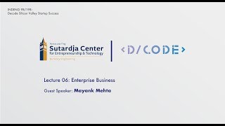 Decode SV Startup Success - Enterprise Business (Mayank, Pulse & YC) | UC Berkeley