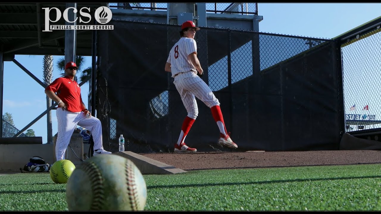 Dunedin High School senior makes his pitch for big time success on the diamond and in the classroom!