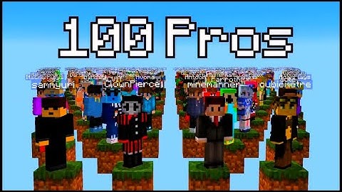 100 Người Chơi Minecraft Mô phỏng Nền Văn Minh Từ Một Khối Duy Nhất